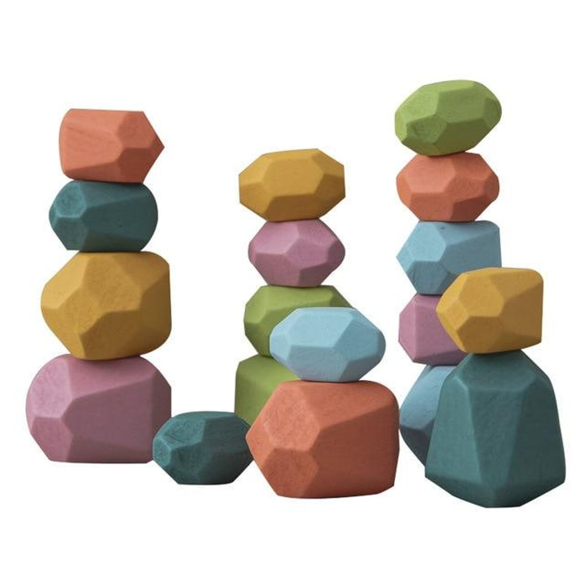 Kleine Stapelsteine Montessori Spielezug
