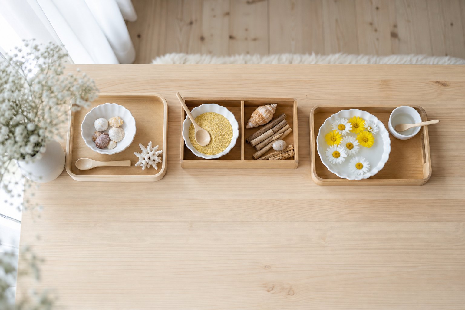 Montessori Tablett im Sommer: 12 Ideen nach Lernbereichen